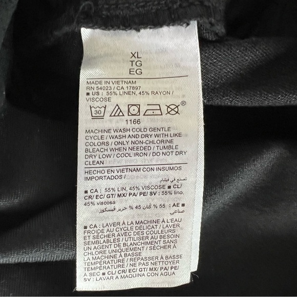 Old Navy Maternity Rollover-Waist Linen Blend Shorts 3.5-inch inseam Size XL - Picture 7 of 8